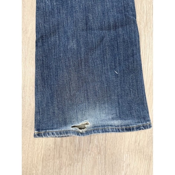 Gap Jeans Womens 30 Blue 1969 Curvy Bootcut Dark Wash Denim Low Rise Stretch - Picture 9 of 10